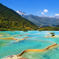 1.Huanglong Scenic Area